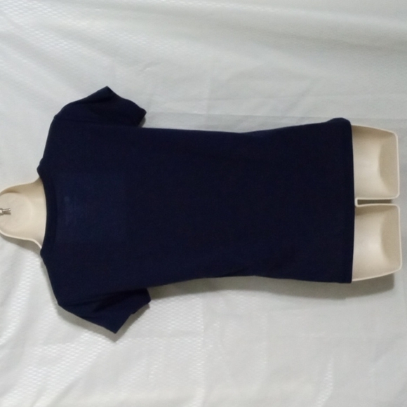 Notre Dame Fighting Irish V-Neck Short Sleeve T Shirt Small Navy Green Letter - Picture 4 of 7